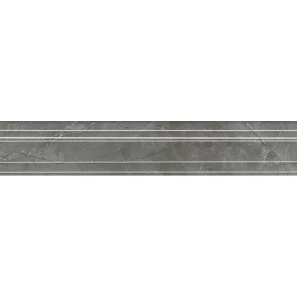 Kerama Marazzi Риальто BLF026R Серый Тёмный Глянцевый Обрезной 7,3x40