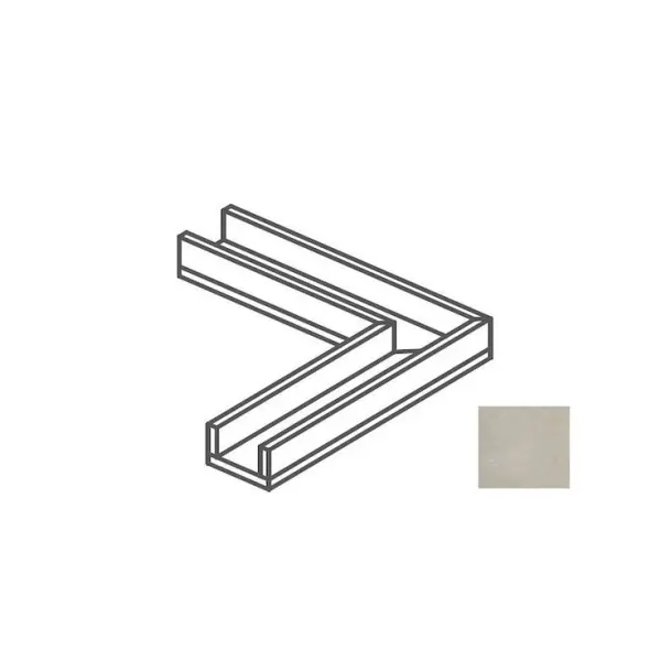 Impronta italgraniti I Cementi FL03CAA6 Canalina Angolare Flax 14x60x8