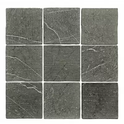 WOW Gea Carved Charcoal 12.5x12.5