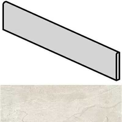 Rex Ceramiche Ardoise 745427 Blanc Battiscopa 60x4.6