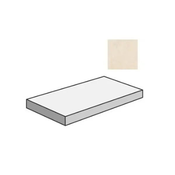 Sant Agostino Unionstone 2 CSAGDOLA12 Gradone Angolare Dx Olimpia Avorio 33x120