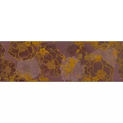 Supergres Ceramiche Petali PTDE Tulipano Decoro Dore 25x75