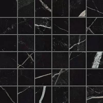 Atlas Concorde Russia Empire 610110000815 Calacatta Black Mosaic Lap 30x30