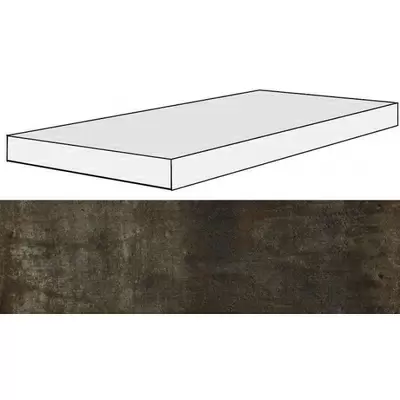 Rex Ceramiche Matieres 755977 Barriq Gradino SX 120x33