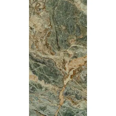 Kerama Marazzi Риальто Нобиле SG593502RA\D 1 зелёный лаппатированный обрезной 119,5x238,5