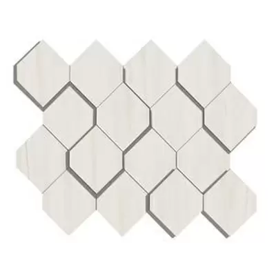 Atlas Concorde Marvel Stone AS36 Bianco Dol. Esagono 3D 28.5x35.3