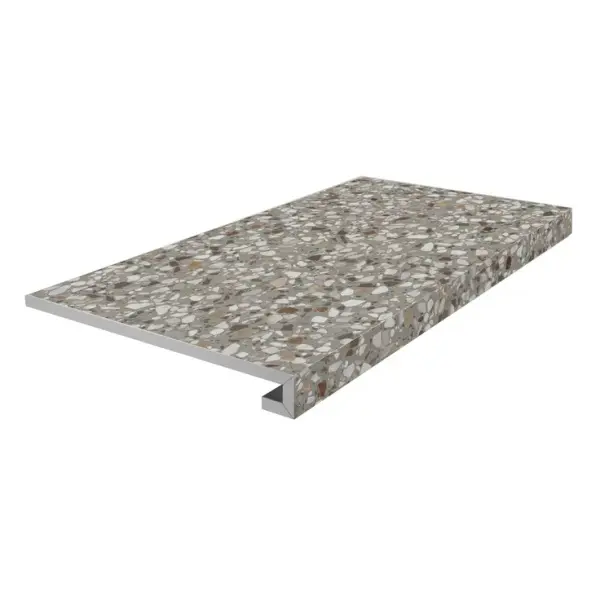 Kerama Marazzi Бричиола KM6060G0011RGCF Фронтальная Клееная Серый Матовый Обрезной 33x60