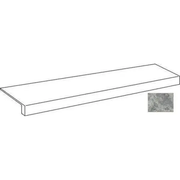 Atlas Concorde Russia Forte Dei Marmi Quark 620070002750 Persian Grey Scalino Frontale 33x60