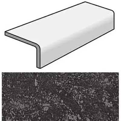 Rex Ceramiche Pietra Del Nord 736291 Nero Elem. Elle 30x20