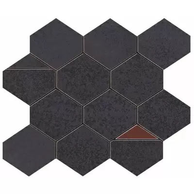 Atlas Concorde Blaze 9BNI Iron Mosaico Nest 29.4x25.8