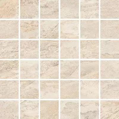 Monocibec Ceramiche Dolomite 92925 Dust Mosaico 4.7x4.7 Su Rete 30x30