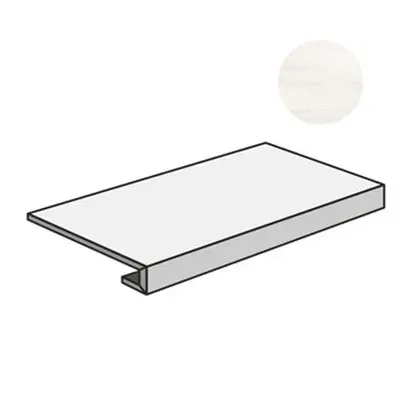 Sant Agostino Pure Marble CSAGRVWH12 Gradone 120 Covelano White 33x120