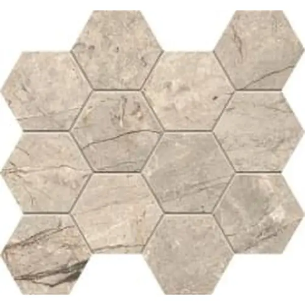 Caesar Anima Futura AGFE Amazing Silver Composizone Esagono Luc 28,5x33