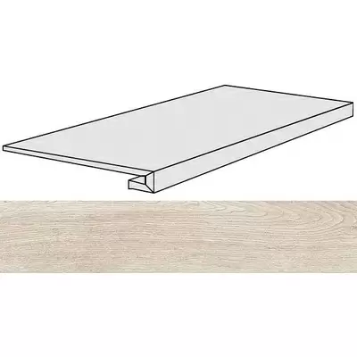 Rex Ceramiche Selection Oak 738121 White Oak Gradino Ret 40x120