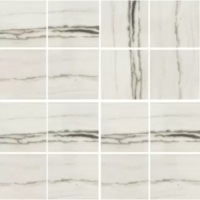 Rex Ceramiche Prexious 756364 White Fantasy 6mm Mos Glo 30x30