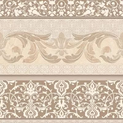 Goetan Ceramica Crema Marfil Decor Border 45x45