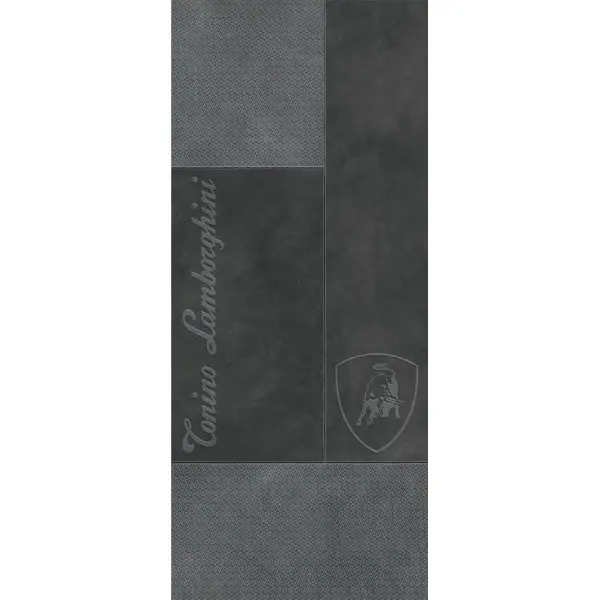Tonino Lamborghini Korium 167410 Anthracite Square Logo 120x280 - керамическая плитка и керамогранит