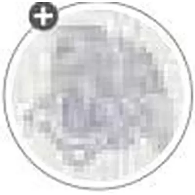 Versace Villa 49085 Tozzetto Medusa Bianco-Platino Naturale 2,7x2,7