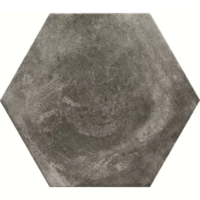 Serenissima Cir Miami Esagona Pitch Black Cl 24x27.7