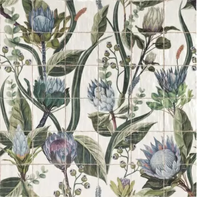 Mainzu Livorno Mural Protea 120x120