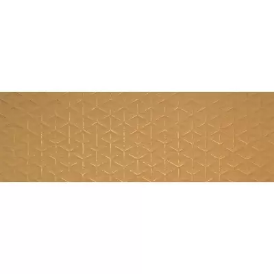 Dom Ceramiche Pura Senape Rombo Tracce Oro Rett 49.8x149.8