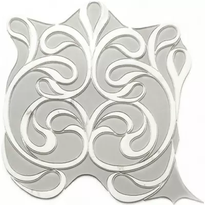 Skalini Trellis Calacatta Waterjet 34.8x34.8