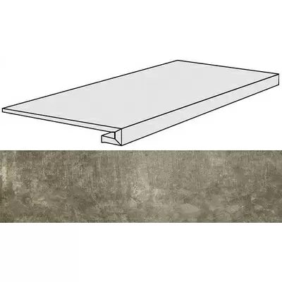 Rex Ceramiche Matieres 755962 Gris Gradino 120x33