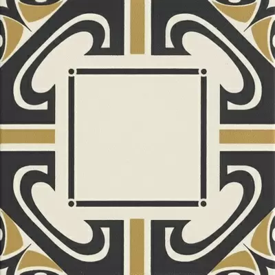 Ceramiche Grazia Althaus AHD52 Dresda Nero Ocra 20x20