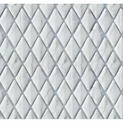 Stone China Mosaic White Light Grey Nat 29x30