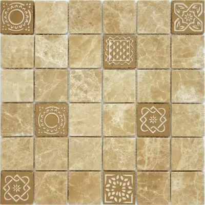 Leedo Art Stone Emperador light 48x48x8 матовая 30x30