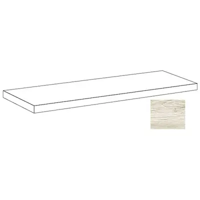 Sichenia Essenze 276071 Larice Angolo Gradino Costa Retta Sx 33x120