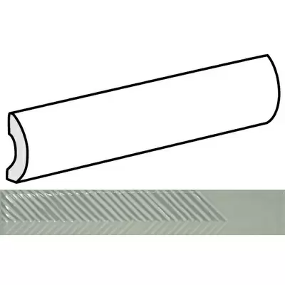 Equipe Fragments 23909 Pencil Bullnose Mist Green 3x20