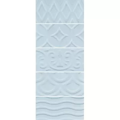 Kerama Marazzi Авеллино 16015 Голубой mix 7.4x15