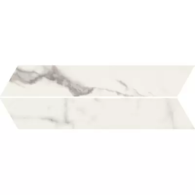 Panaria Eternity PGZENC2 Chevron Statuario White Soft Rect 9,5x54