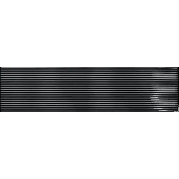 Amadis Fine Tiles Stripes 8436552229521 Obsidian Gloss 6,5x26,1