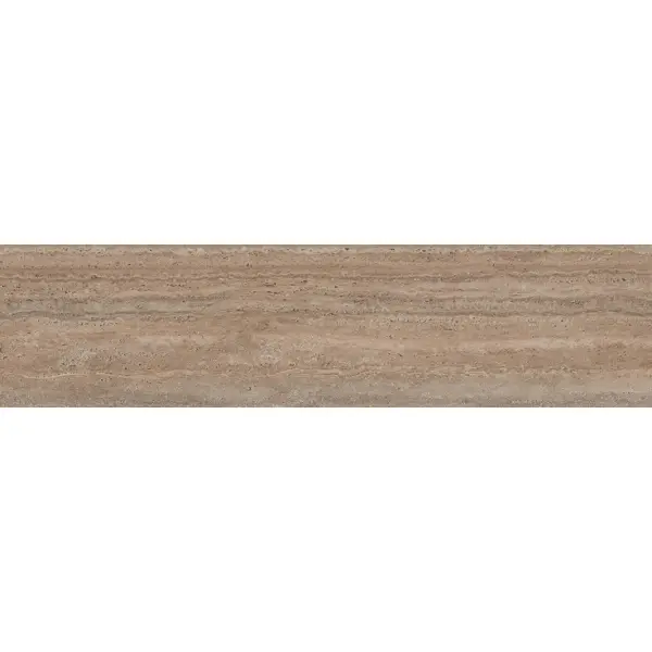 Kerama Marazzi Про Травертин KM6012G0981RGCF Фронтальная клееная коричневый светлый матовый обрезной 33x119,5 - керамическая плитка и керамогранит