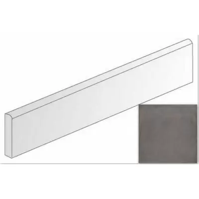 Vives Laverton Rodapie Grafito 9.4x30