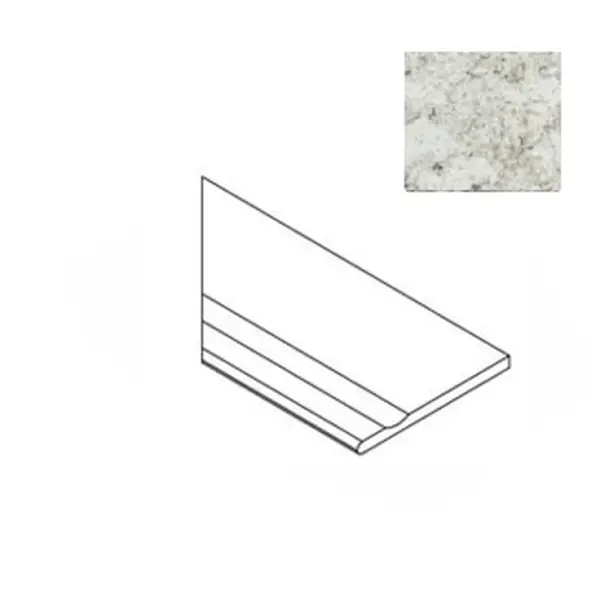 Atlas Concorde Russia Forte Dei Marmi Quark 620090001124 Brazilian White Bordo Pisc Sx 20x60