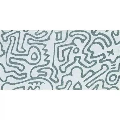 Settecento The Wall 16343 Shapes B White Decoro 23,7x47,8