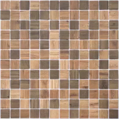 Vidrepur Wood Wood Dark Blend (на сетке) 31.7x31.7