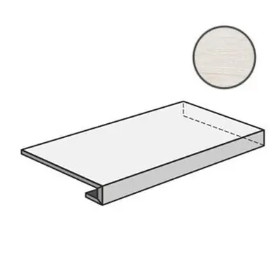 Sant Agostino Primewood CSAGADPI12 Ang Grad 120 Dx White 33x120