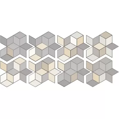 Mutina Tex RERUN06 Runner 6 Set 8 Pcs 35x40.4 70x162