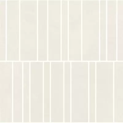 Impronta italgraniti Nuances NU01ML Bianco Mosaico Listelli Strideup 30x30