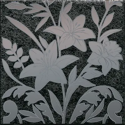Kerama Marazzi Барберино HGD\B567\5292 3 чёрный глянцевый 20x20