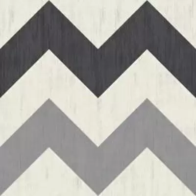 Ornamenta Gone Chevron Greyscale 20x20