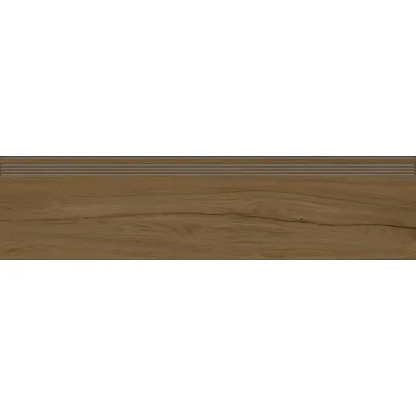 Kerranova Alleya K-2104/SR/st01/300x1200x10 Темно-коричневый Структурированный 30x120 - керамическая плитка и керамогранит