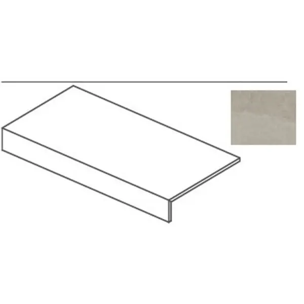 Impronta italgraniti Shale SL06LBA2A Taupe Elemento a L 20mm 60x120x6,5