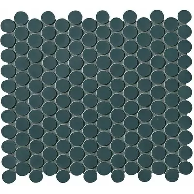 Fap Ceramiche Boston Petrolio Mosaico Round 29.5x32.5