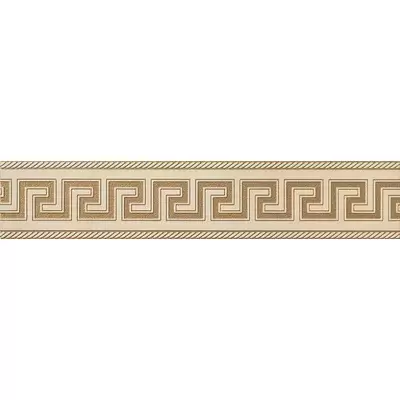 Versace Marble 240204 Fascia Greca Beige Sab 11.5x58.5