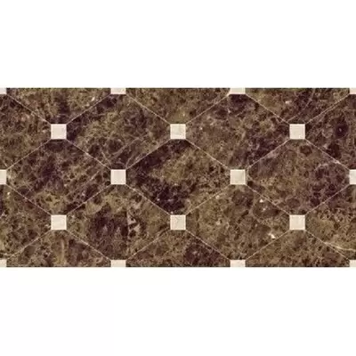Navarti Crema Marfil Crowm Marron 25x50